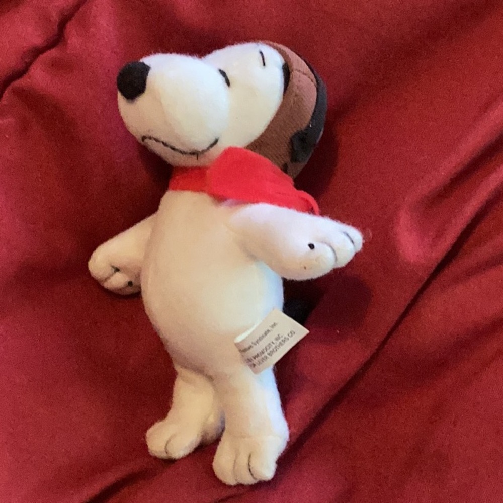 SNOOPY RED BARON VINTAGE PLUSH